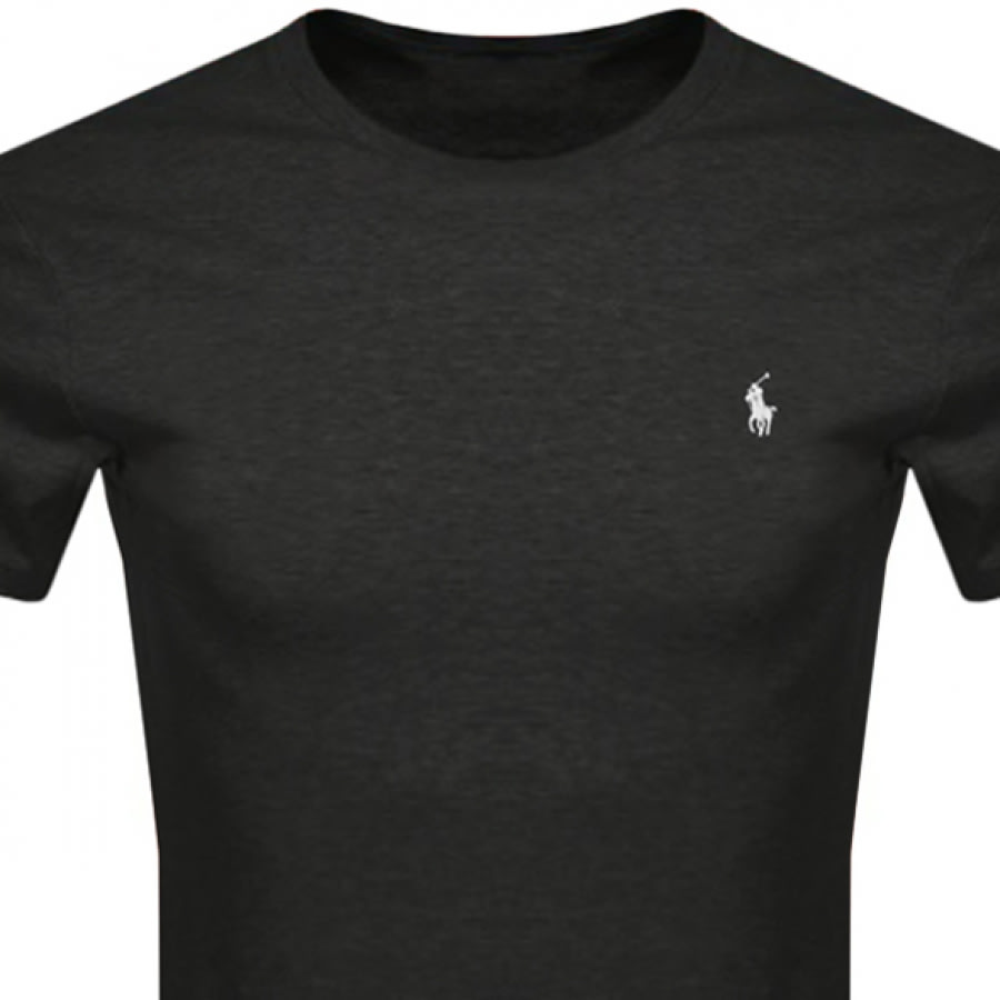 Alternative Image for ProductRalph Lauren Crew Neck Slim Fit T Shirt Black2
